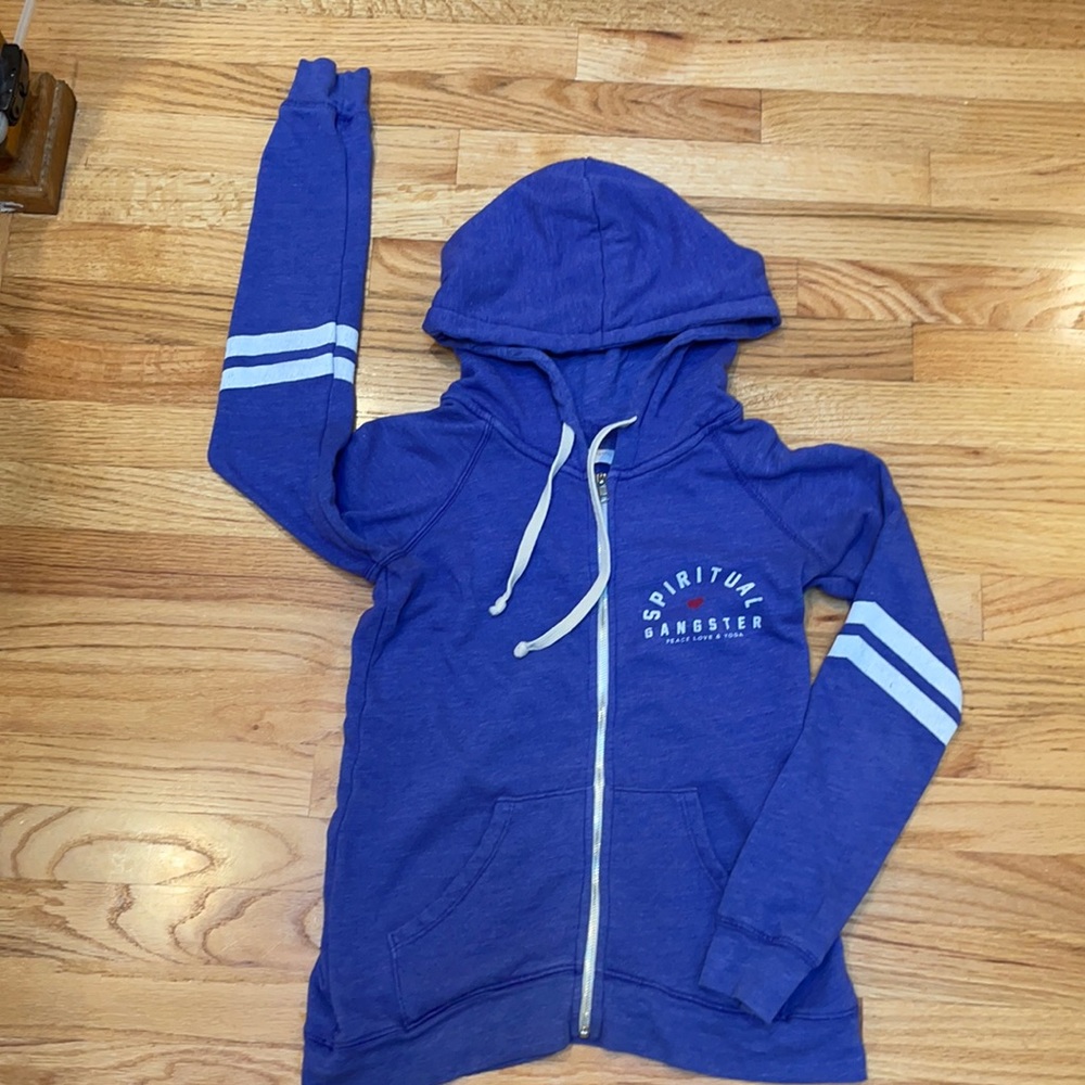 Spiritual Gangster zip up hooded sweatshirt